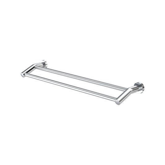 Caroma Double Towel Rail 630mm Metal Chrome Durable Design