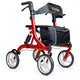 Cuvria Rollator Walker 254mm Wheels Shock Absorber Adjustable Aluminium Frame