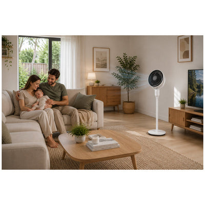 Midea Turbo Circulation Fan 4 Speed With Remote Adjustable Height