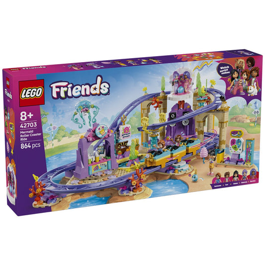 LEGO Friends Mermaid Roller Coaster Ride Building Set 864 Pieces 42703 — image 2