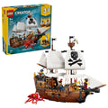 LEGO Creator 3 in 1 Iconic Pirate Ship Building Set 1074 Pieces 31387