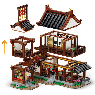 LEGO Chinese Festivals Ancient Moon Gazing Inn Building Set 1530 Pieces 80121
