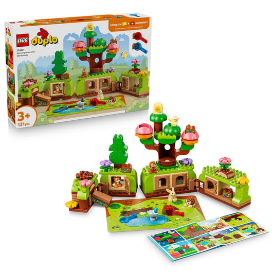 LEGO DUPLO Discovery Forest With Wild Animals Building Set 131 Pieces 10480