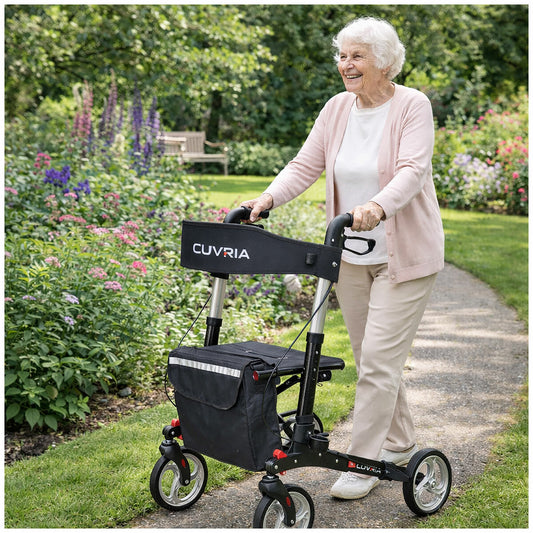 Cuvria Rollator Carbon Fiber Print 20.3 cm Wheel