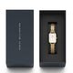 Daniel Wellington Quadro Women's Watch White Dial Gold 5 Link Strap DW00100622 — image 4