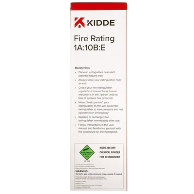 Kidde 1kg Fire Extinguisher Twin Pack ABE Dry Chemical Powder