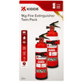 Kidde 1kg Fire Extinguisher Twin Pack ABE Dry Chemical Powder