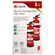 Kidde 1kg Fire Extinguisher Twin Pack ABE Dry Chemical Powder — image 5