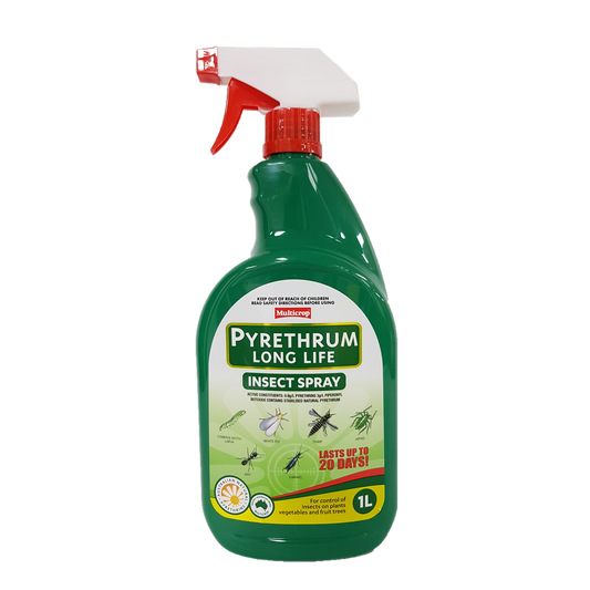 Multicrop Pyrethrum Insecticide - 1L - Natural Pyrethrum - Long Life - Auzzistore