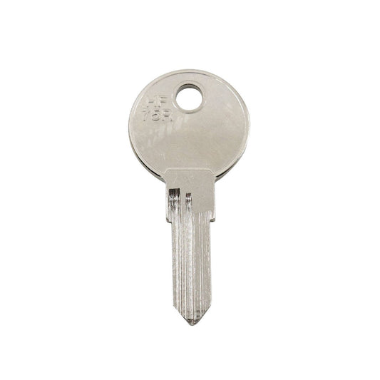 Ehi hf75r Silver Blank Key - Nickel Plated Brass - 54mm x 23mm - Key Cutting – view 2 - Auzzistore