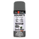 White Knight Squirts Metallic Charcoal Gloss Spray Paint 310g Durable Finish