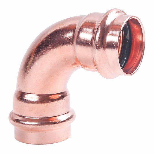 Smartex Press Copper 45° Elbow Fitting - 15mm - Flame-Free Installation - Auzzistore