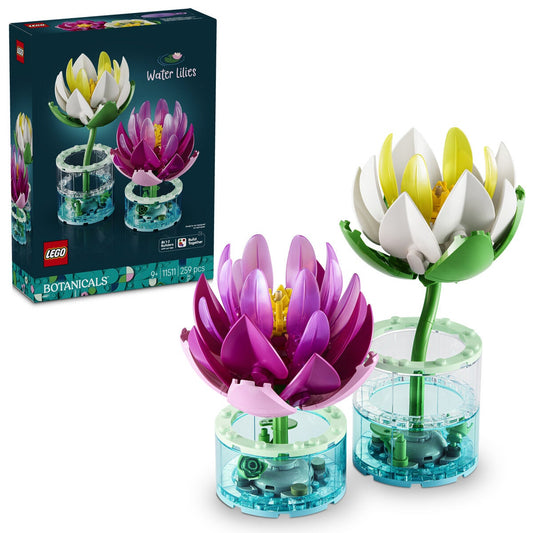 LEGO Botanicals Water Lilies Flower Building Set 259 Pieces 11511