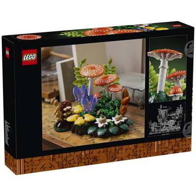 LEGO Botanicals Woodland Mushrooms Building Set 806 Pieces Home Decor 11505
