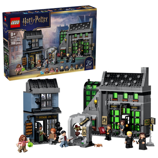 LEGO Harry Potter Knockturn Alley Wizarding Shops Building Set 788 Pieces 76471