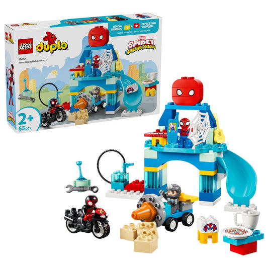 LEGO DUPLO Team Spidey Webquarters Building Set 65 Pieces Ages 2 Plus 10464