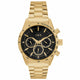JAG Alain Mens Chronograph Watch Black Dial Gold Stainless Steel J2330A