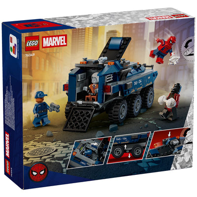 LEGO Marvel Spider-Man Prison Transport Chase Building Set 367 Pieces 76349
