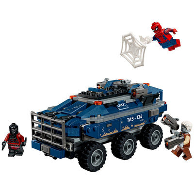 LEGO Marvel Spider-Man Prison Transport Chase Building Set 367 Pieces 76349