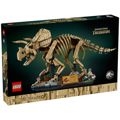 LEGO Jurassic World Dinosaur Fossils Triceratops Building Set 1154 Pieces 77985