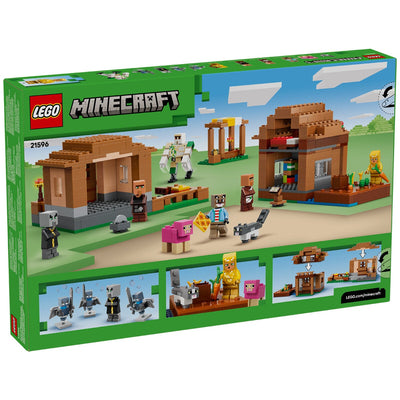 LEGO Minecraft Evoker Village Attack Building Set 607 Pieces Ages 9 Plus 21596