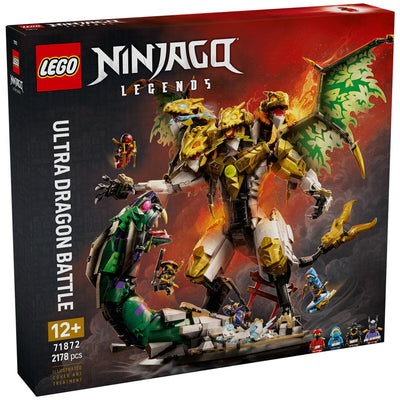 LEGO NINJAGO Ultra Dragon Battle Building Set 2178 Pieces Ages 12 Plus 71872