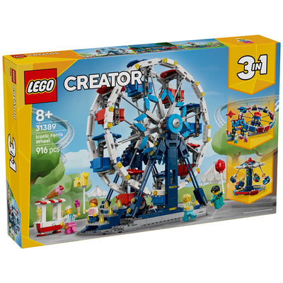 LEGO Creator 3 in 1 Iconic Ferris Wheel Building Set 916 Pieces 31389