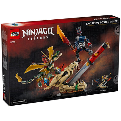 LEGO NINJAGO Battle at the Dragons Blade Display Building Set 1016 Pieces 71871