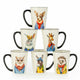Signature Housewares Animal Coffee Mugs 6 Pack 503mL Stoneware — image 3