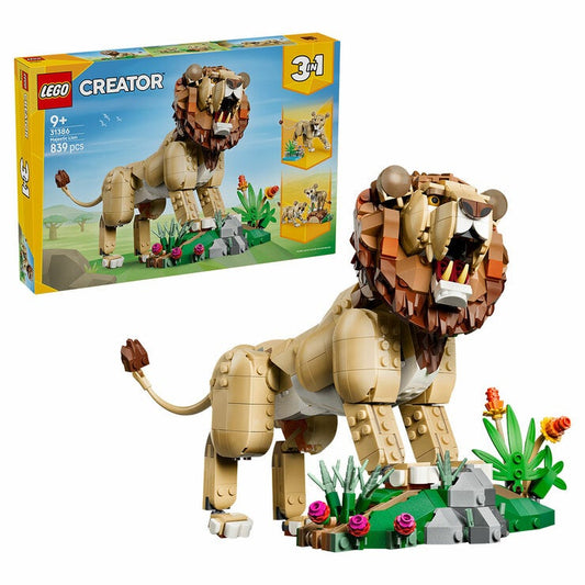 LEGO Creator 3 in 1 Wild Animals Majestic Lion 31386, 839 Pieces, Ages 9 and Over — image 3