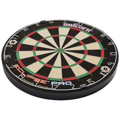 Unicorn Eclipse Pro Bristle Dartboard With 2 Sets Of Darts Self Healing Sisal