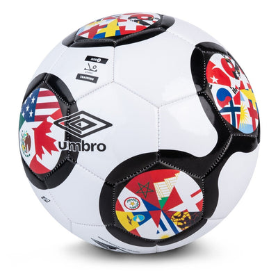 Umbro Flags Of The World Soccer Ball Machine Stitched Lightweight