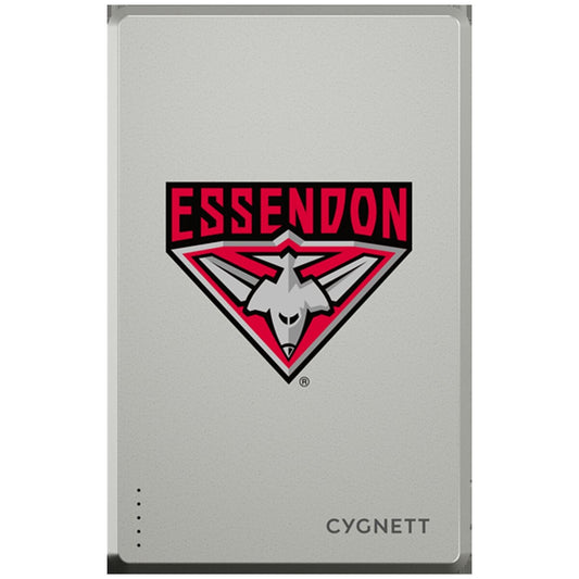 Cygnett 5K Slim Magnetic Power Bank Essendon Bombers CY5363PBCHE