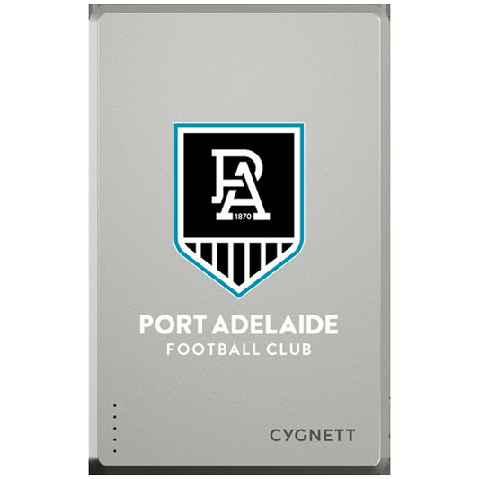 Cygnett 5K Slim Magnetic Power Bank Port Adelaide Power CY5371PBCHE
