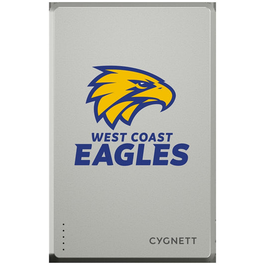 Cygnett 5K Slim Magnetic Power Bank West Coast Eagles CY5375PBCHE