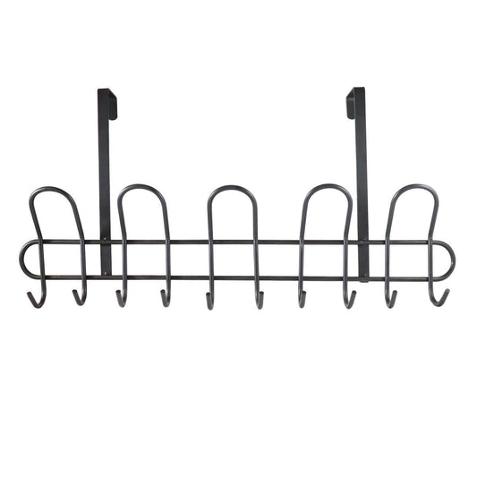 Adoored Hook Rack - 15 Hooks - Steel - Over The Door