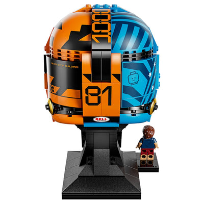 LEGO McLaren Mastercard F1 Team Oscar Piastri Helmet Building Set 793 Pieces 43017