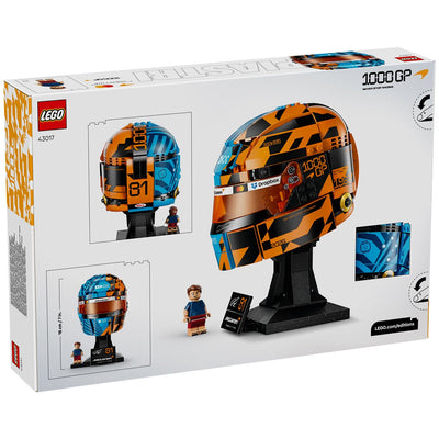 LEGO McLaren Mastercard F1 Team Oscar Piastri Helmet Building Set 793 Pieces 43017