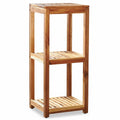 Mesa Acacia 3 Tier Shelf Solid Wood Storage Unit 49.9kg Capacity