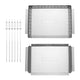 Henckels BBQ Tray Basket And Skewers 8 Piece Set Stainless Steel — image 2