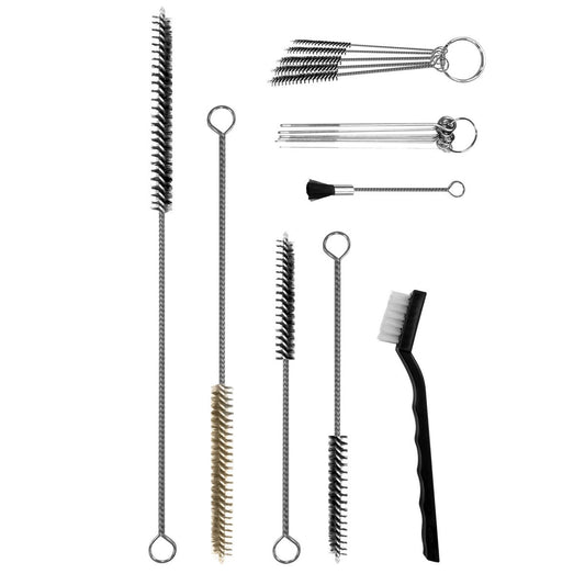 Ozito PXC Paint Sprayer Cleaning Kit - 17 Piece - 173mm x 328mm - Versatile Maintenance - Auzzistore