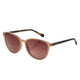 Ted Baker Round Sunglasses Womens 57mm Brown Lens Blush Frame TB1442 450