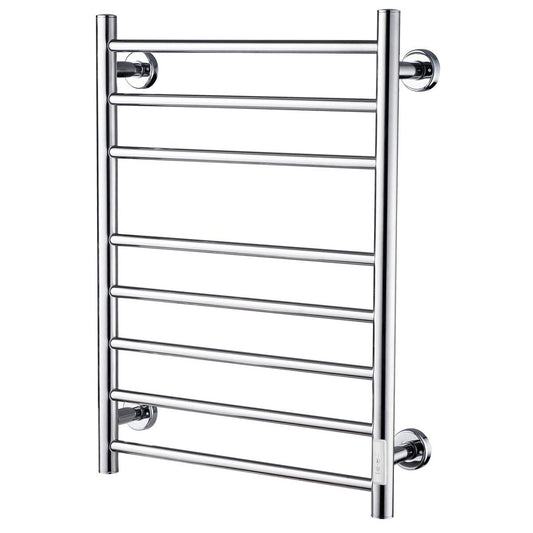 Presenza Heated Towel Rack 80W Stainless Steel Wall Mounted Timer