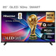 Hisense 85 Inch Q6S QLED 4K Smart TV Dolby Vision and Atmos 85Q6SAU