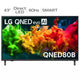 LG 43 Inch QNED80B Mini LED 4K Smart TV Dynamic QNED Colour 43QNED80BSA