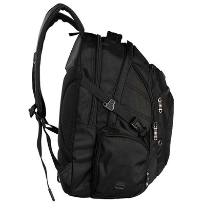 SWISSWIN Laptop Backpack 38L 432mm Water Resistant Black SW9275I