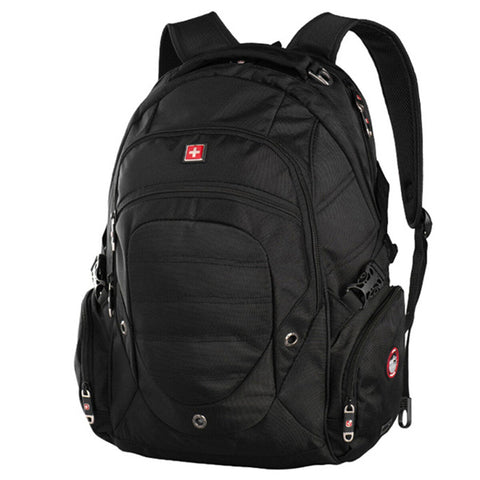 SWISSWIN Laptop Backpack 38L 432mm Water Resistant Black SW9275I