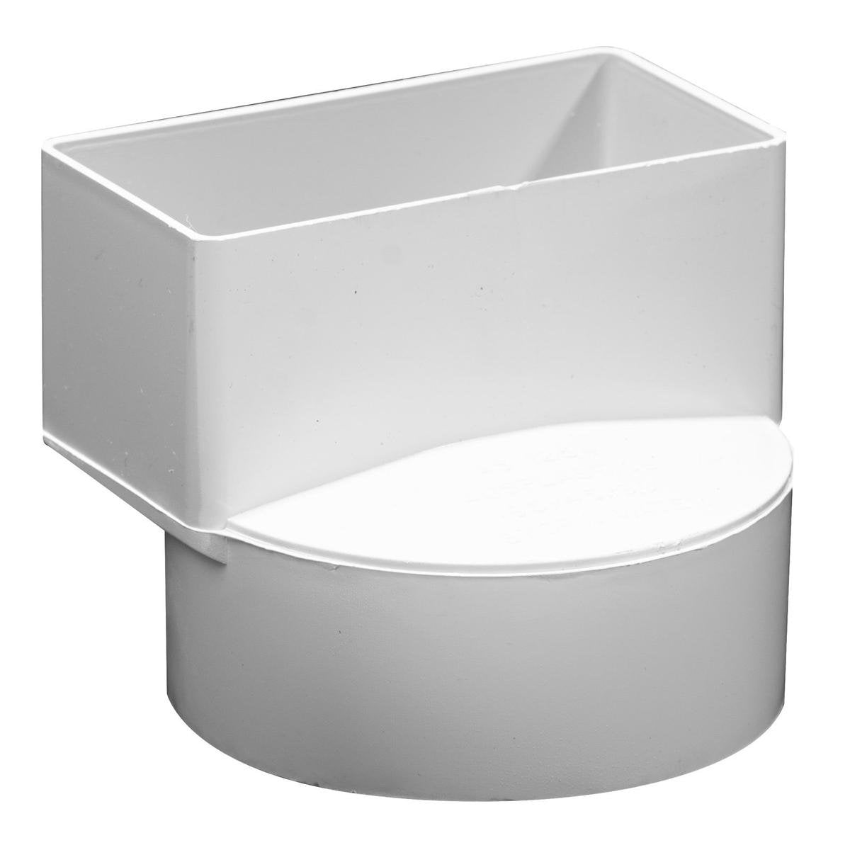 Holman 100mm x 80mm x 90mm PVC Stormwater Downpipe Adaptor