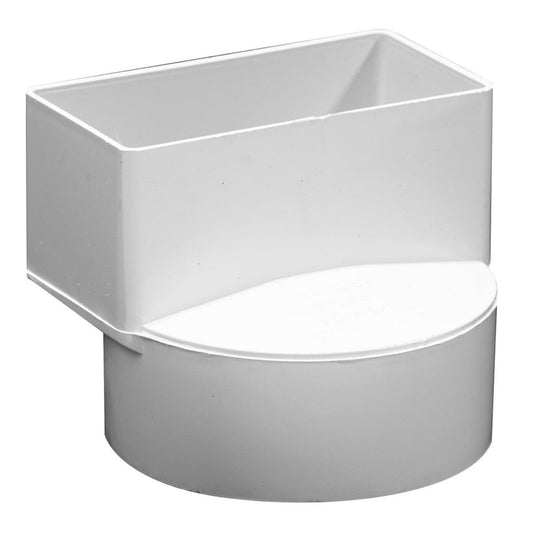 Holman 100mm x 80mm x 90mm PVC Stormwater Downpipe Adaptor - Auzzistore