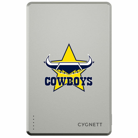 Cygnett NRL 5K Magnetic Power Bank North Queensland Cowboys Wireless CY5838PBCHE
